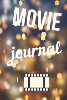 Paperback Movie journal: Movie journal Ticket stub logbook notebook Book
