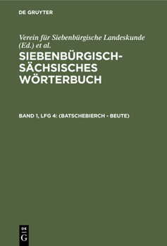 Hardcover (Batschebierch - Beute) [German] Book