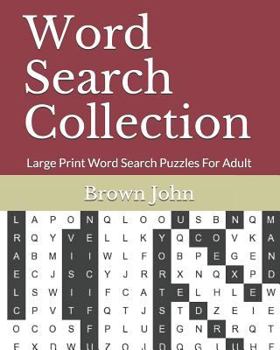 Paperback Word Search Collection: Large Print Word Search Puzzles for Adult Book