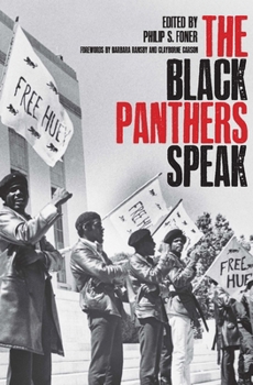 Paperback Black Panthers Speak Book