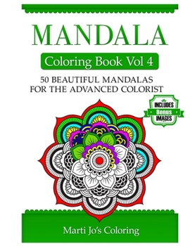 Paperback Mandala Coloring Book, Volume 4 Book