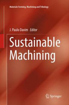 Paperback Sustainable Machining Book