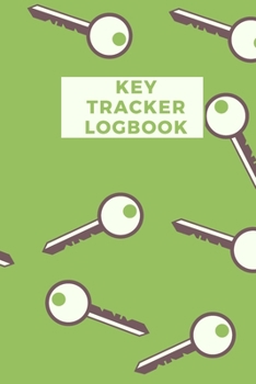 Paperback Key Tracker Logbook: Keep a Key Record System Book