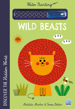 Spiral-bound Hidden World - Water Painting Wild Beasts Book