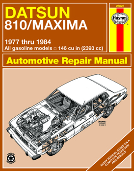 Paperback Datsun 810 & Nissan Maxima 1977-84 Book