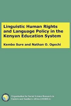Paperback Linguistic Human Rights and Language Policy in the Kenyan Education System Book