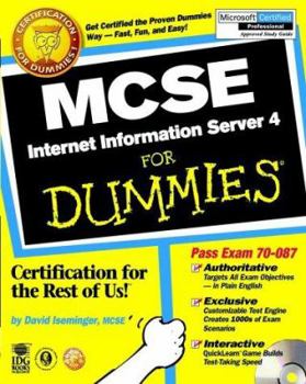 Paperback MCSE Internet Information Server 4 for Dummies [With *] Book