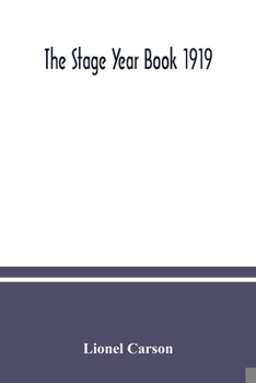 Paperback The Stage year book 1919 Book