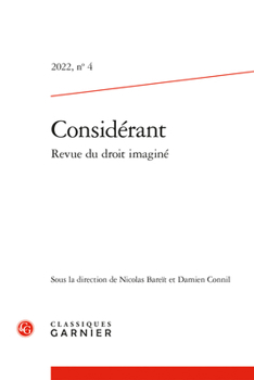 Paperback Considerant - Revue Du Droit Imagine 2022,4 [French] Book