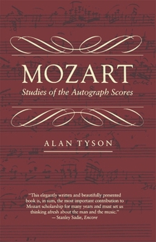 Paperback Mozart: Studies of the Autograph Scores Book