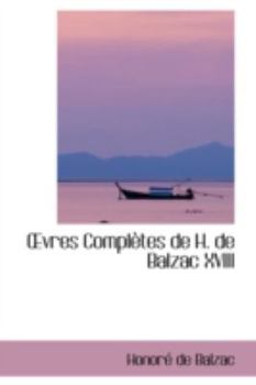 Paperback Vres Completes de H. de Balzac XVIII Book