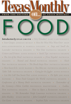 Paperback Texas Monthly on . . .: Food Book