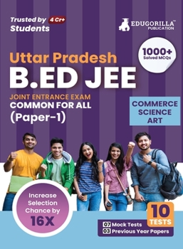 Paperback UP B.Ed Joint Entrance Exam (Paper 1) 2023 (English Edition) - 7 Mock Tests and 3 Previous Year Papers (1500 Solved Questions) with Free Access to Onl Book