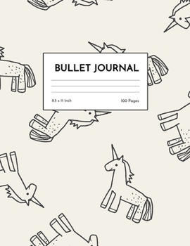 Bullet Journal: Nifty Unicorn Dot Grid Notebook - Dotted Note Pad for Kids, Girls, Teens, Tweens, Women - Gifts for Birthday and Christmas | Design 98837
