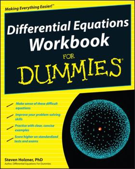 Paperback Differential Equations Workbook for Dummies Book