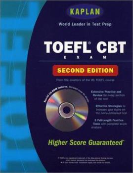 Paperback Kaplan TOEFL CBT W/CD-ROM, 2nd Edition [With CDROM] Book