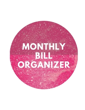 Paperback Monthly Bill Organizer: family organizer expense tracker notebook bill Colorado tracker bill book monthly 2019-2020 Book