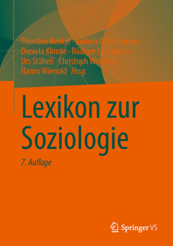 Hardcover Lexikon Zur Soziologie [German] Book