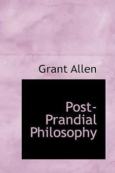 Paperback Post-Prandial Philosophy Book