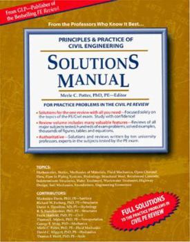 Paperback Solutions Manual: Principles & Practice of Civil Engineering Book