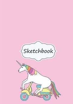 Paperback Sketchbook: Cutie Unicorn (VoL.5): 100+ Pages of 7" x 10" Blank Paper for Drawing, Doodling or Sketching (Sketchbooks) Book