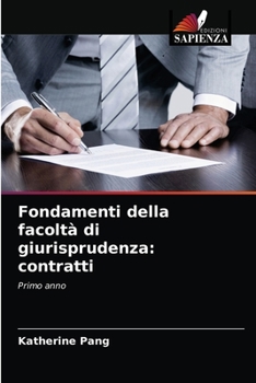 Paperback Fondamenti della facoltà di giurisprudenza: contratti [Italian] Book