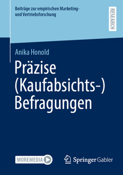 Paperback Präzise (Kaufabsichts-)Befragungen [German] Book