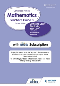 Paperback Cambridge Primary Mathematics Teacher's Guide Stage 3 with Boost Subscription: Hodder Education Group Book