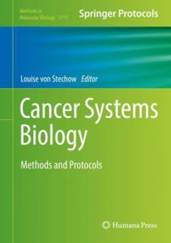 Hardcover Cancer Systems Biology: Methods and Protocols Book