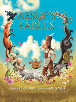 Hardcover Aesop's Fables: A Poetic Primer Book
