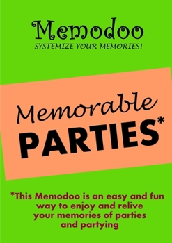 Paperback Memodoo Memorable Parties Book