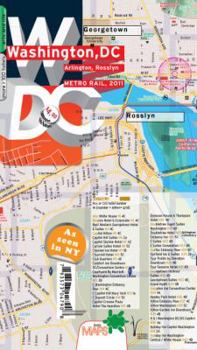 Map TerraMaps Washington DC Street Maps - Subway - Laminated Book