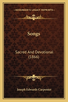 Paperback Songs: Sacred And Devotional (1866) Book
