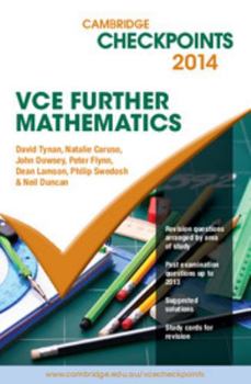 Paperback Cambridge Checkpoints VCE Further Mathematics 2014 Book