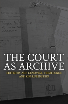 Paperback The Court as Archive Book