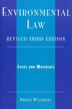 Paperback Environmental Law: Cases and Materials Book