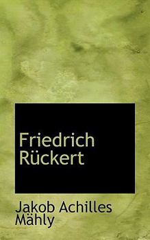 Paperback Friedrich R Ckert [German] Book