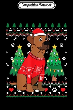 Composition Notebook: Rhodesian Ridgeback Christmas Ornament Tree Mom Dad Gift  Journal/Notebook Blank Lined Ruled 6x9 100 Pages
