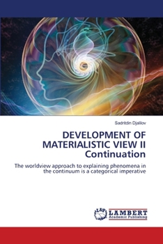 Paperback DEVELOPMENT OF MATERIALISTIC VIEW II Continuation Book