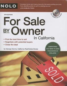 Paperback For Sale by Owner in California [With CDROM] Book