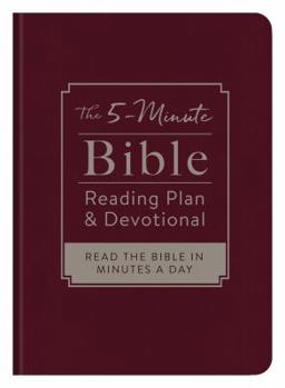 Imitation Leather 5-Minute Bible Reading Plan and Devotional Book