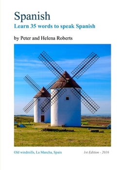 Paperback SPANISH - Learn 35 words to speak Spanish Book