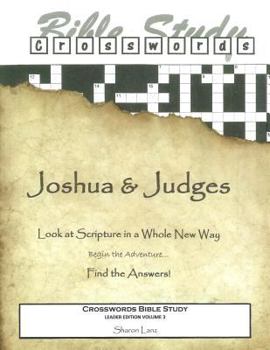 Paperback Crosswords Bible Study: Joshua and Judges Leader Book