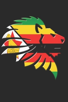 Paperback Zimbabwe Notebook: Zimbabwe Notebook - college book - diary - journal - booklet - memo - composition book - 120 sheets - Dot Grid paper 6 Book