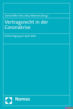 Paperback Vertragsrecht in Der Coronakrise: Online-Tagung Im April 2020 [German] Book