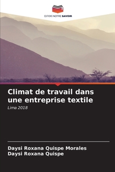 Paperback Climat de travail dans une entreprise textile [French] Book