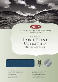 Bonded Leather Ultrathin Large Print Reference Bible-NKJV [Large Print] Book