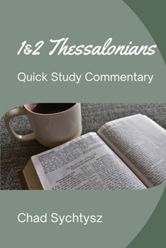 Paperback 1 & 2 Thessalonians Quick Study Commentary Book