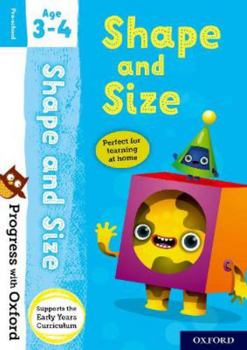 Paperback Progress with Oxford: Shape and Size Age 3-4 Book