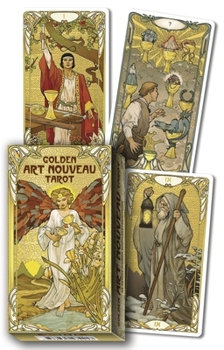 Cards Golden Art Nouveau Tarot Book